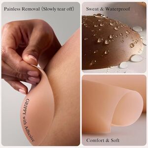 Stick Bra Nipple Covers Strapless Self-adhesive  (2pc)